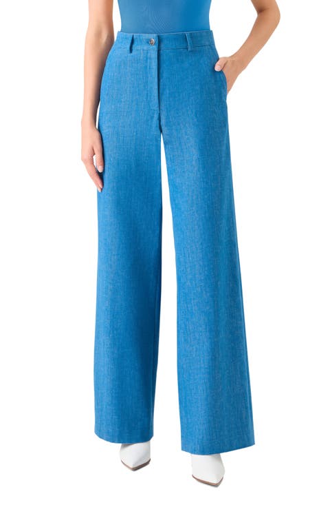 Finnian High Waist Wide Leg Jeans (Twilight)