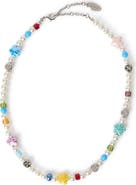 Off-White Women's Arrow Pearl & Beads Necklace