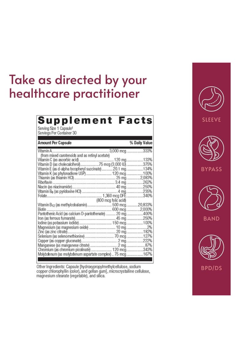 Ultra Solo Iron Once-Per-Day Daily Multivitamin Capsules 30 Capsules, Alternate, color, None