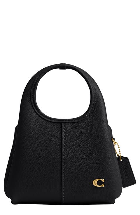 Lana Polished Pebble Leather Shoulder Bag