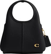 COACH Lana Polished Pebble Leather Shoulder Bag
