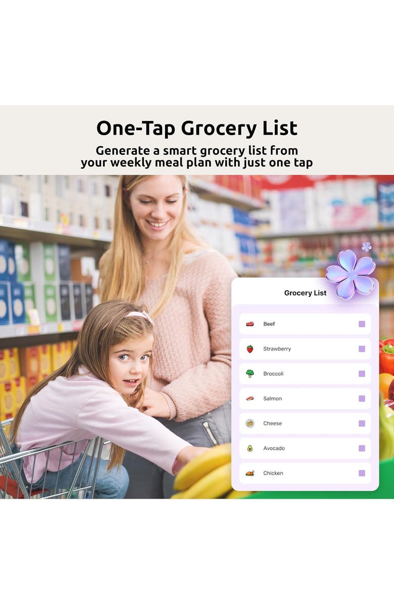 Everblog 21.5" Digital Calendar and Chore Chart - Smart Interactive Family Display, Alternate, color, White