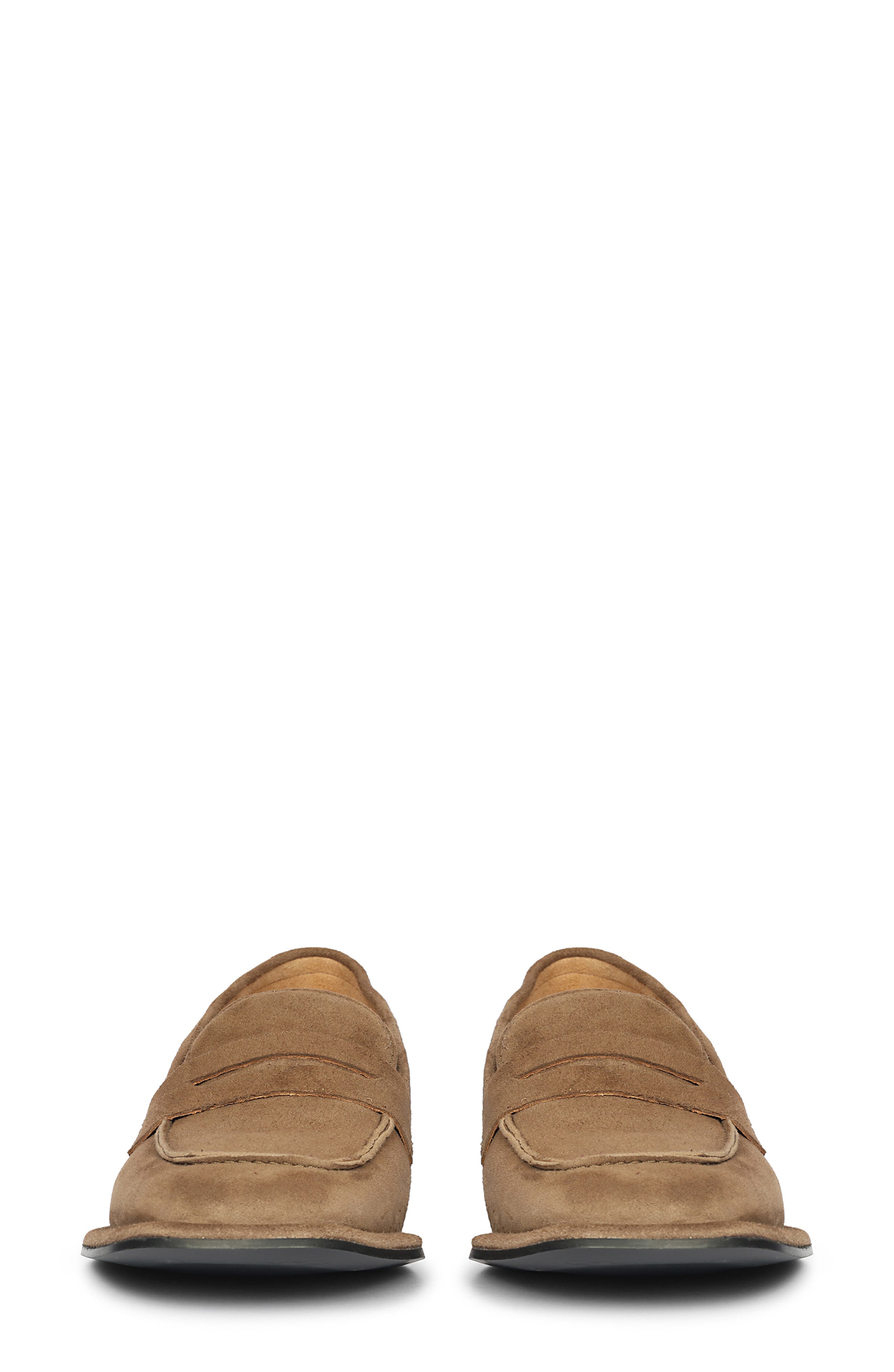 SAINT G Carla Penny Loafer, Alternate, color, Dark Taupe