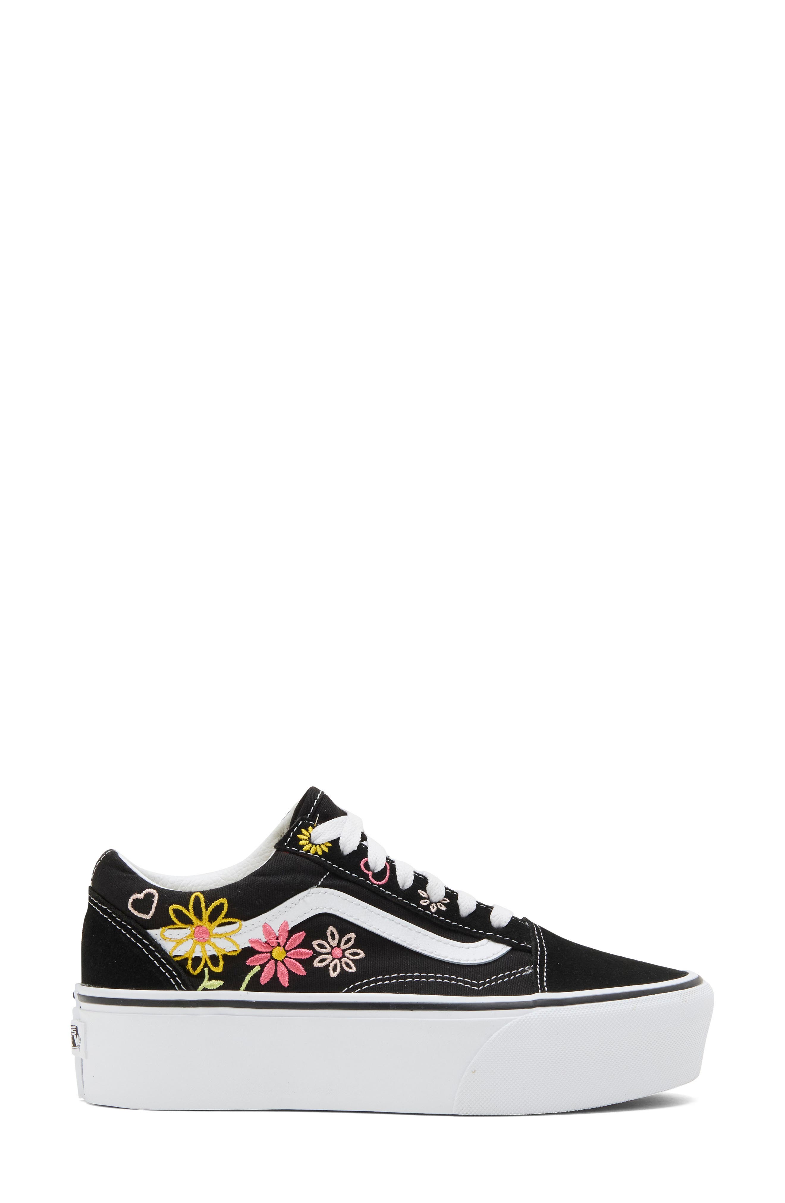 OLD SKOOL PLATFORM EMBROI, Alternate, color, BLACK/TRUE WHITE