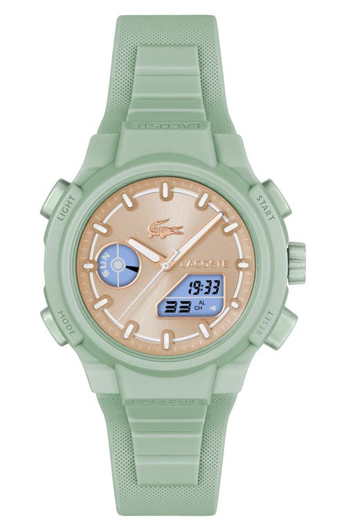Shop Lacoste Lc33 Silicone Strap Watch, 40mm