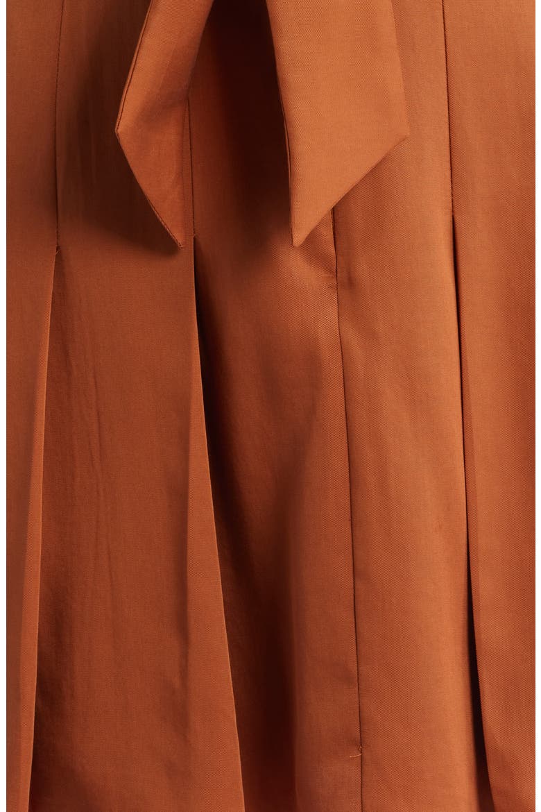 Seville Tie Waist Dress, Alternate, color, TERRA COTTA
