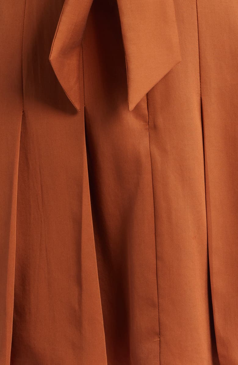 CIEBON Seville Tie Waist Romper, Alternate, color, Terra Cotta