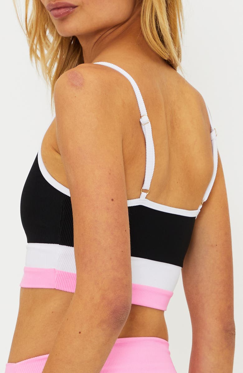 Beach Riot Eva Bikini Top, Alternate, color, Prism Pink