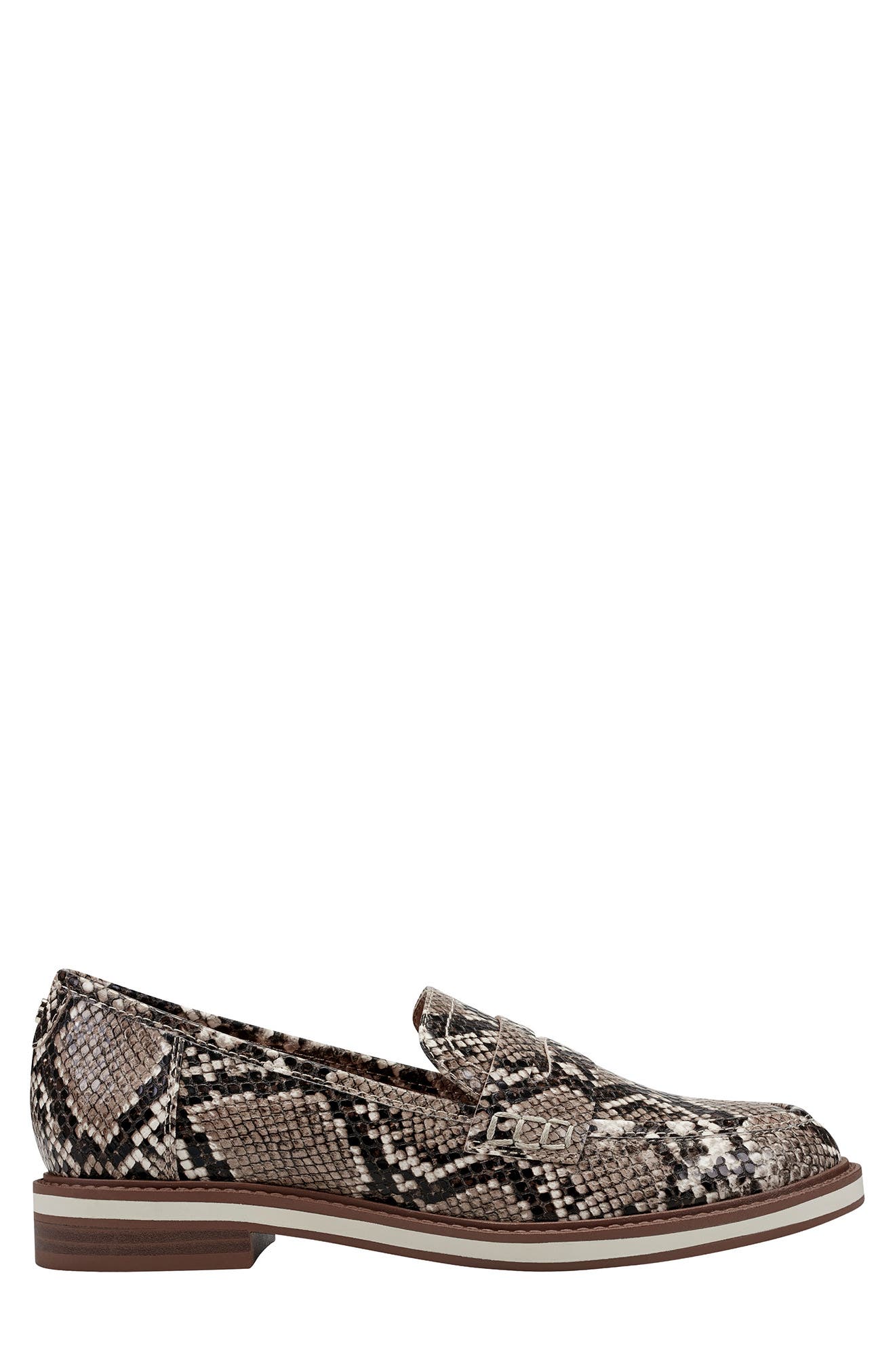 Galis Penny Loafer, Alternate, color, TAN SNAKE