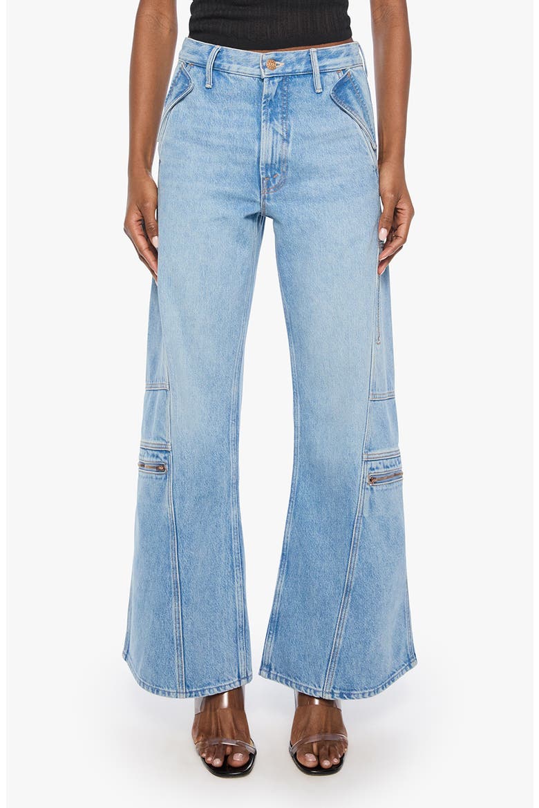Spicy Lemon Twist Wide Leg Jeans, Main, color, WISHBONE