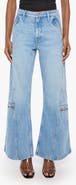 MOTHER Spicy Lemon Twist Wide Leg Jeans
