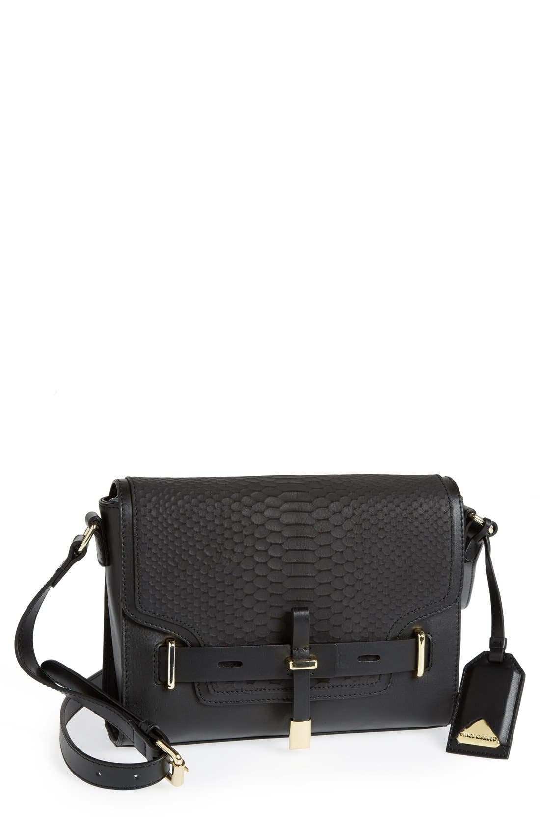 Vince Camuto 'Max' Leather Crossbody Bag, Main, color, 