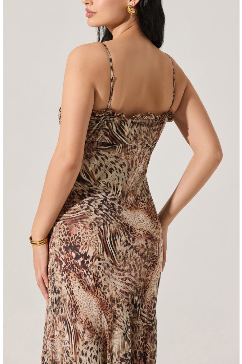 Maeryn Sweetheart Neck Dress, Alternate, color, TAUPE BROW