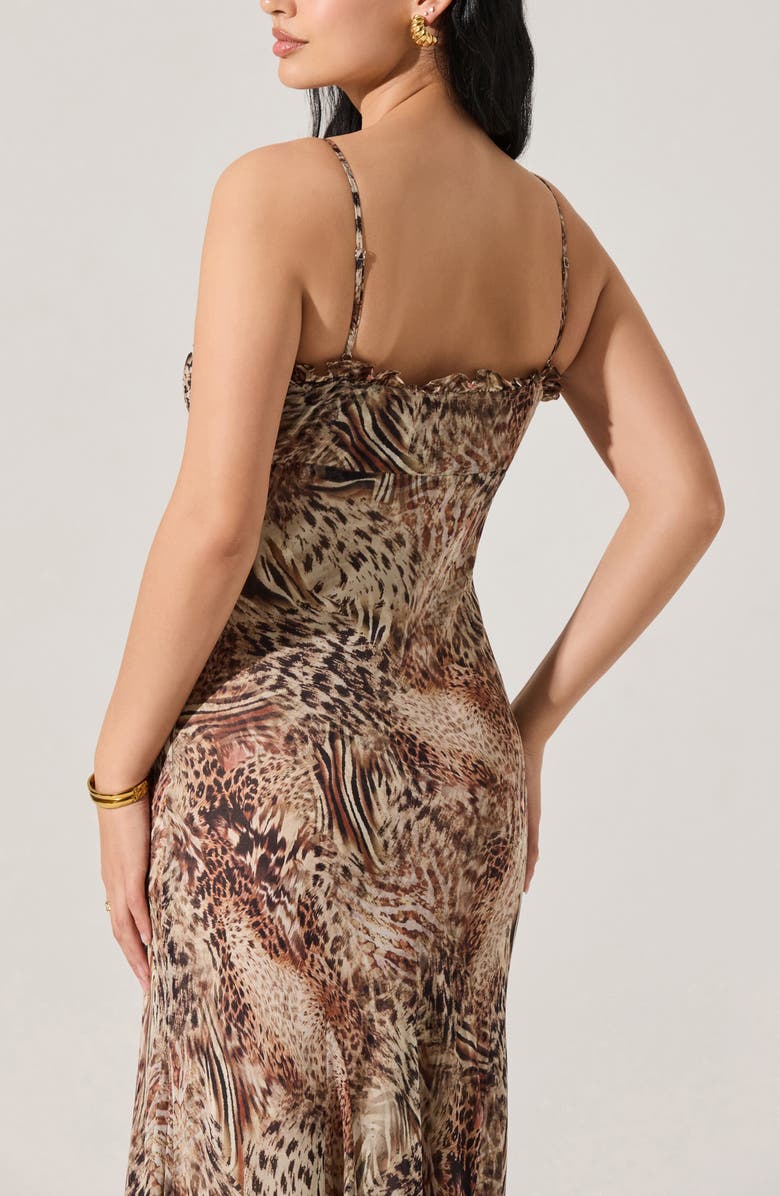 ASTR the Label Maeryn Sweetheart Neck Dress, Alternate, color, Taupe Brow