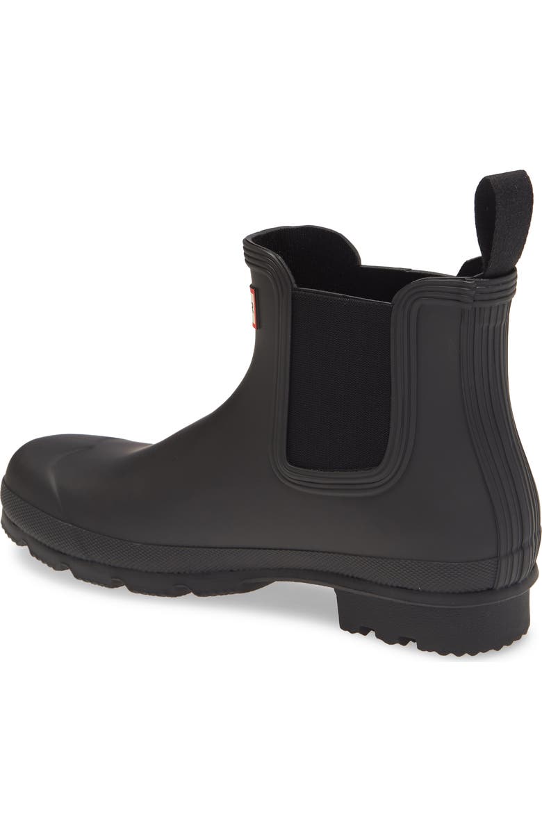 Hunter Original Waterproof Chelsea Rain Boot, Alternate, color,