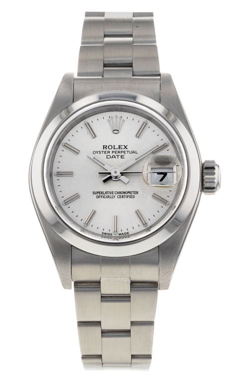 Watchfinder & Co. Rolex Preowned Datejust Lady Bracelet Watch, 26mm in Silver 