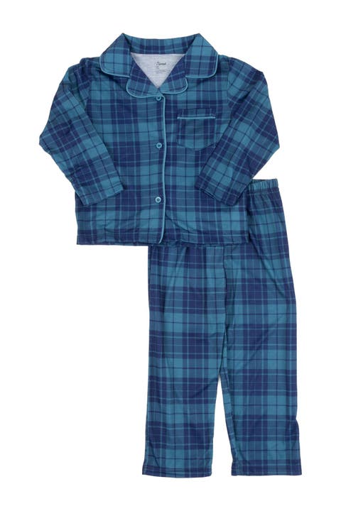 LEVERET 2-Piece Flannel Pajama Set