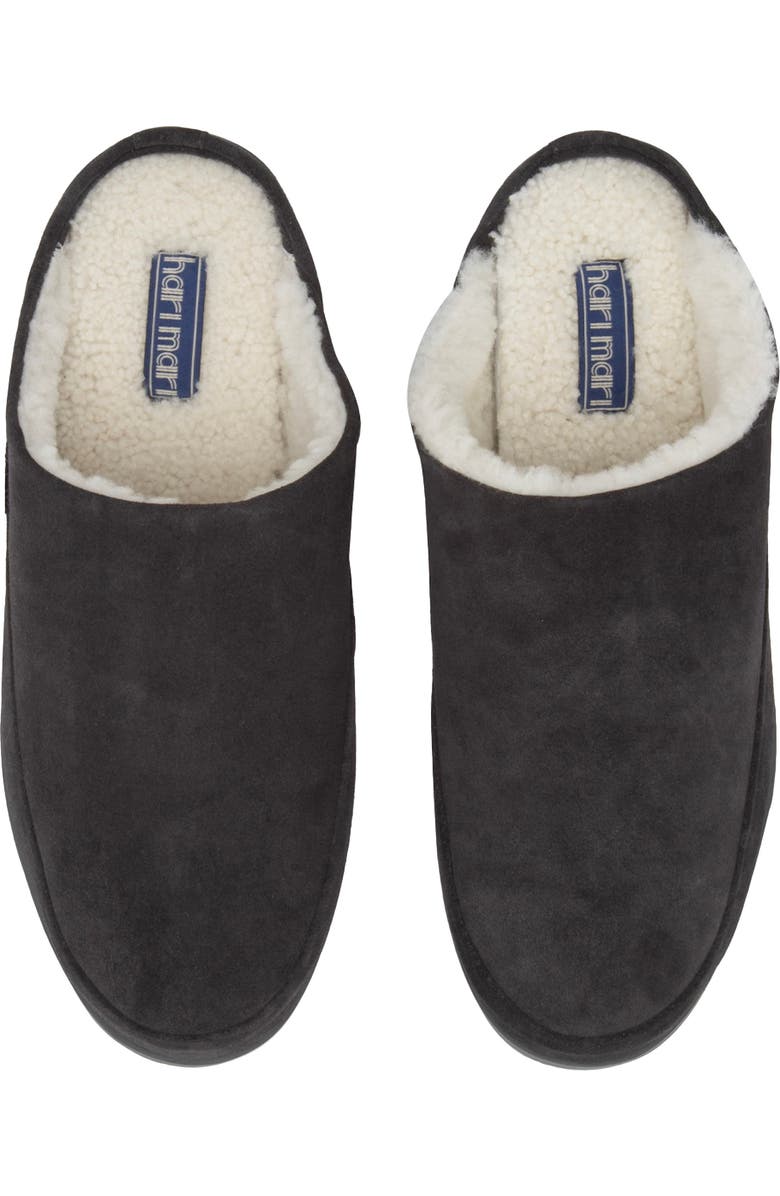 hari mari Tio Genuine Shearling Lined Slipper, Alternate, color, Slate