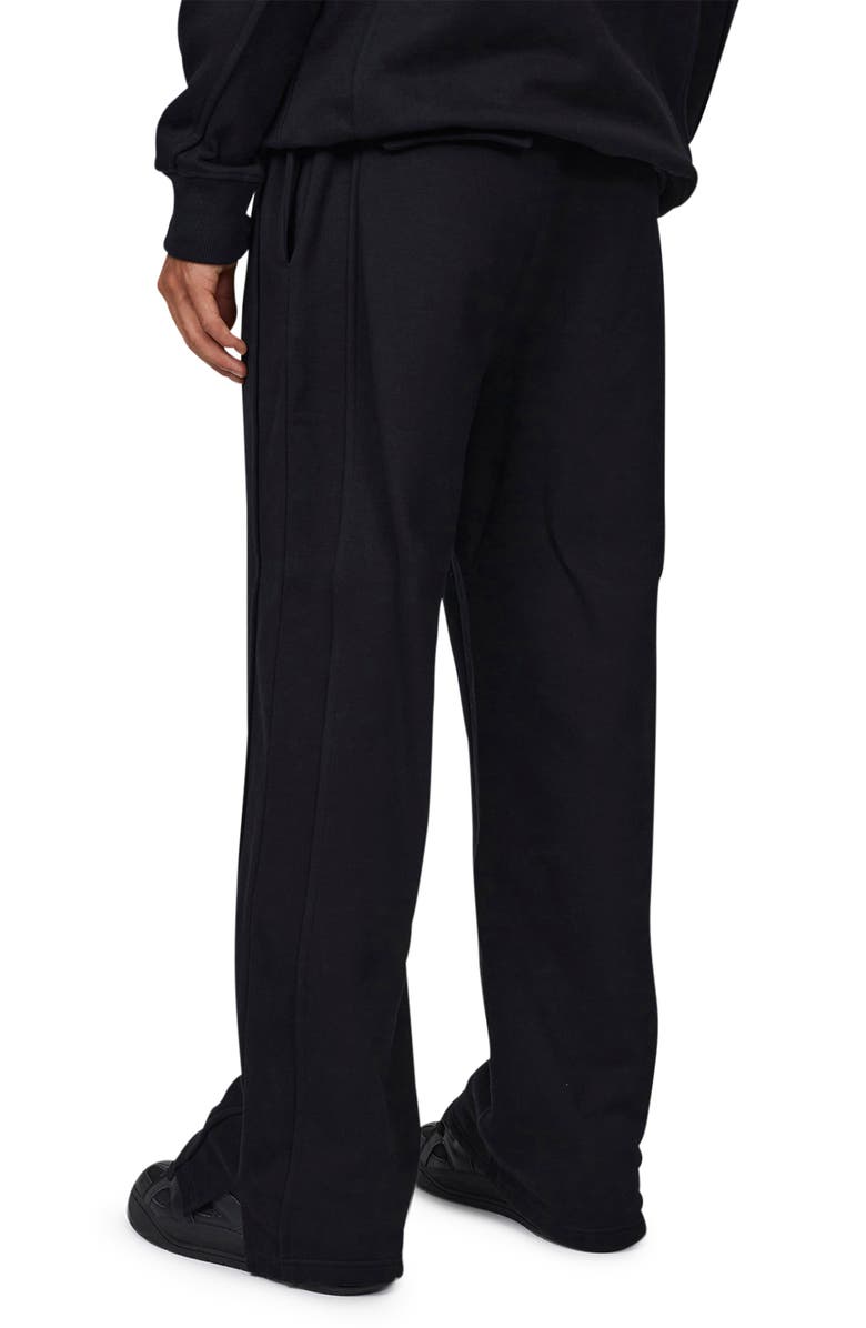 Good For Nothing Ribbed Emblem Split Hem Men Baggy Jogger, Alternate, color, 