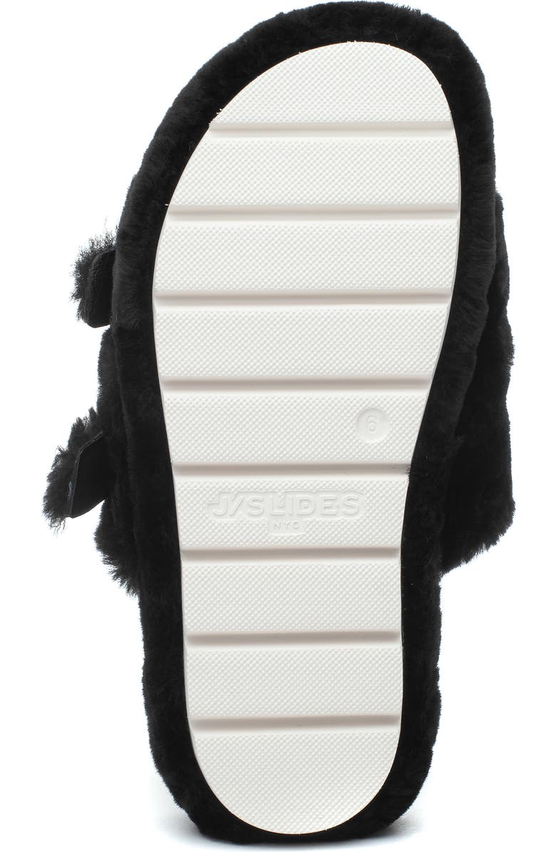 JSlides Brooke Genuine Shearling Platform Slipper, Alternate, color,