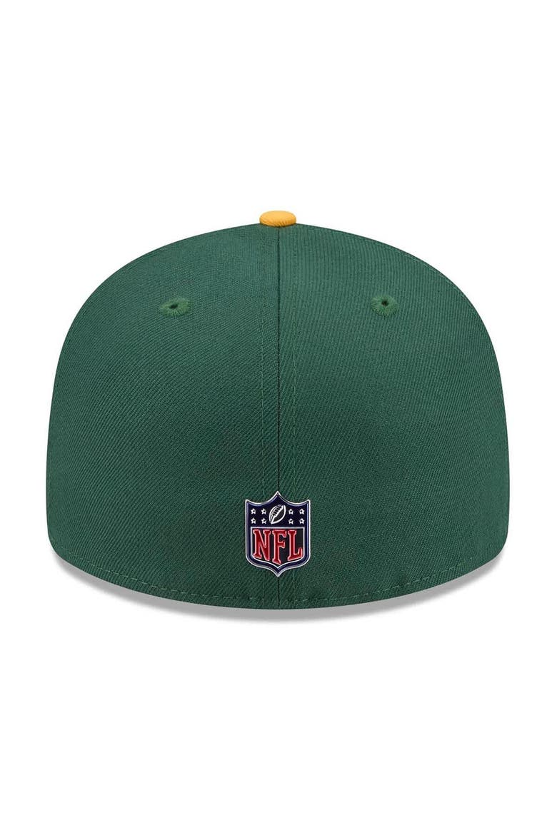 Men's New Era  Green/Gold Green Bay Packers 2026 NFL Draft Pre-Curved 59FIFTY Fitted Hat, Alternate, color, Green
