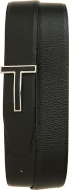 TOM FORD T Icon Full Grain Leather Belt