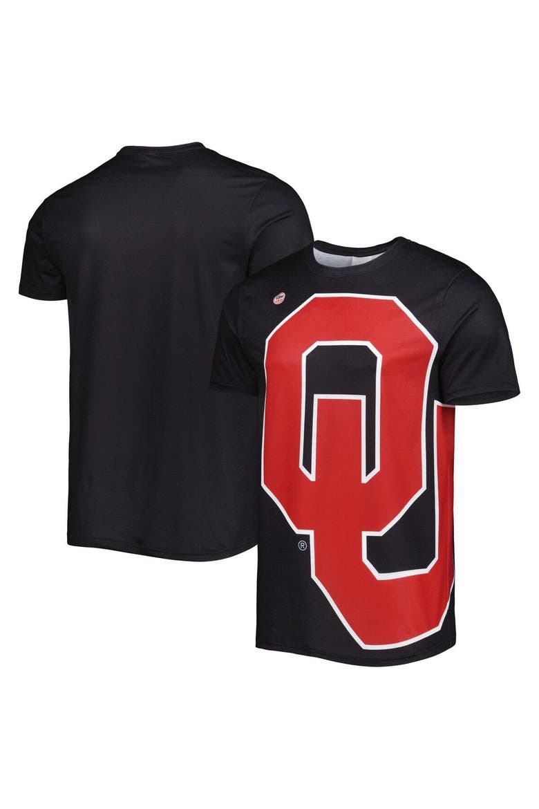 Men's Dyme Lyfe Black Oklahoma Sooners Big Logo T-Shirt, Main, color, Black