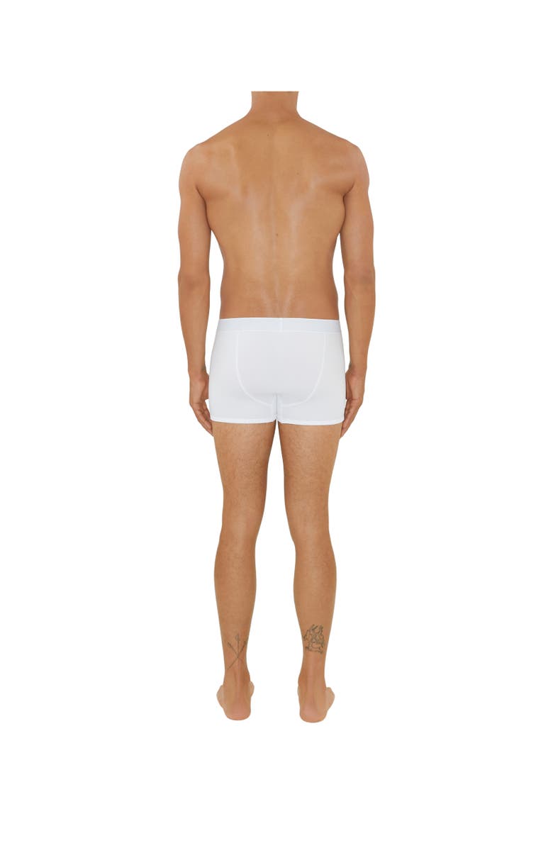 Burberry Cotton Boxer Shorts, Alternate, color, White