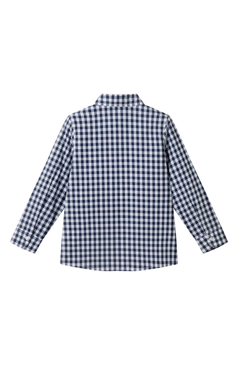 Andy & Evan Kids' Sweater Vest, Button-Up Shirt & Pull-On Pants Set, Alternate, color, Navy