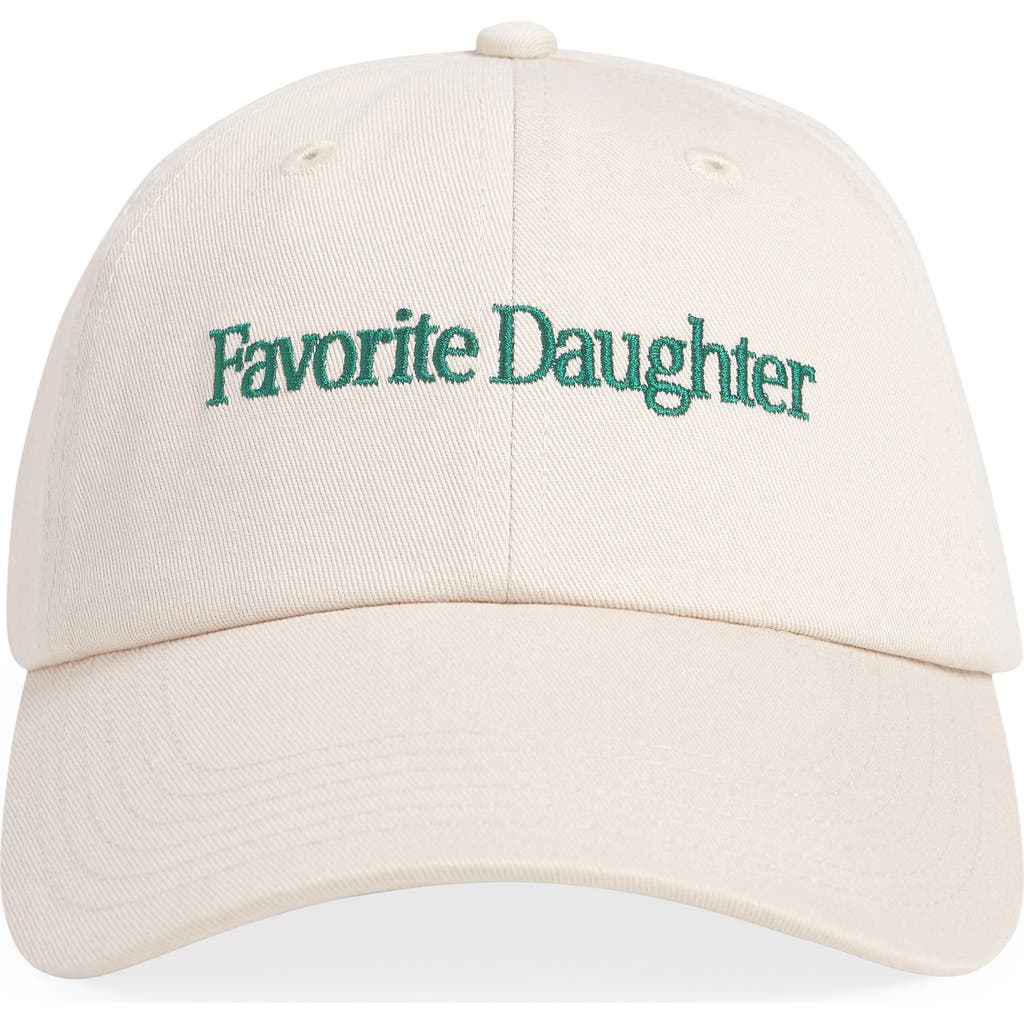 Favorite Daughter Classic Logo Cotton Twill Baseball Cap