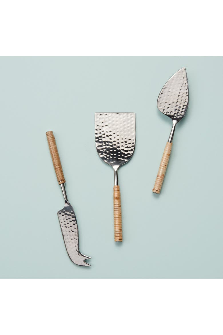 Aquila Cheese Knives - Set of 3, Alternate, color, Grey