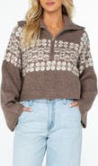 Roxy Cedar Grove Quarter Zip Sweater