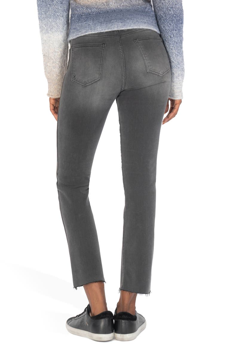 KUT from the Kloth Kelsey Fab Ab High Waist Ankle Straight Leg Jeans, Alternate, color,