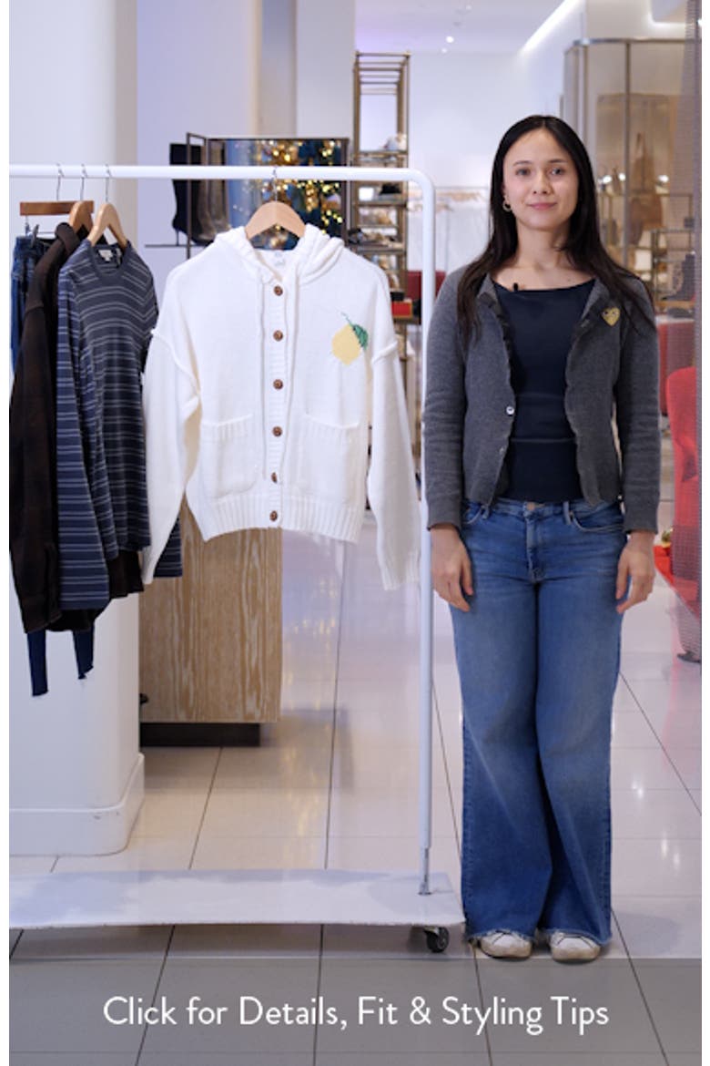 Limoncello Button-Up Graphic Hoodie Cardigan video