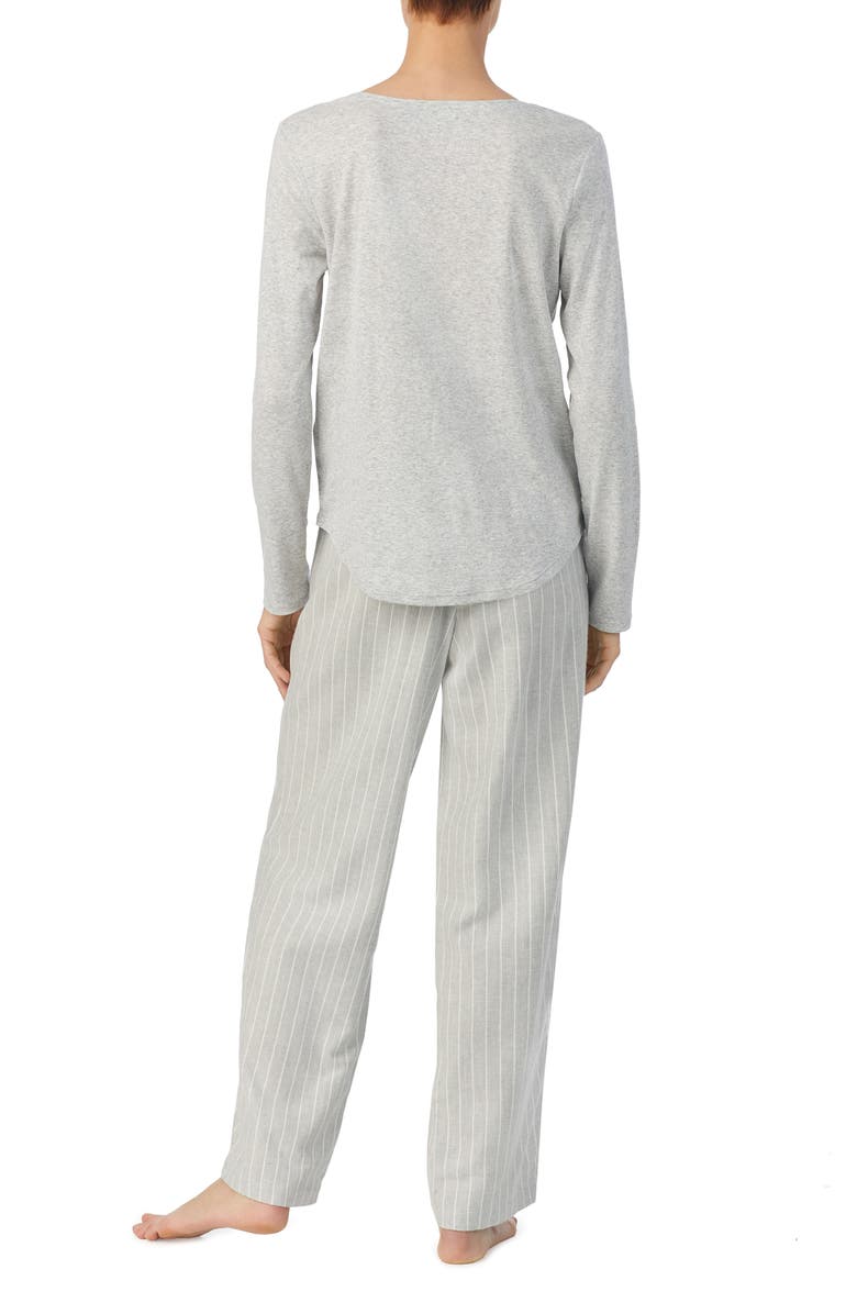 Lauren Ralph Lauren Long Sleeve Henley Pajamas, Alternate, color,
