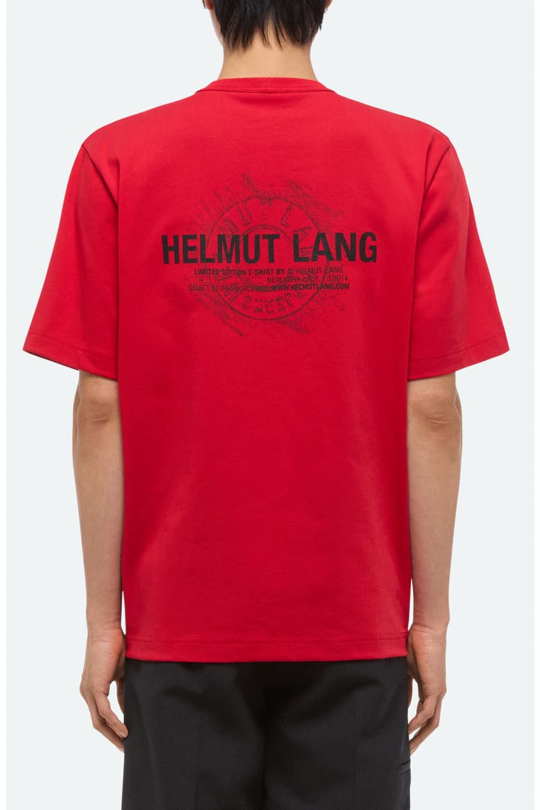 Sketch Cotton T-Shirt, Alternate, color, DEEP RED