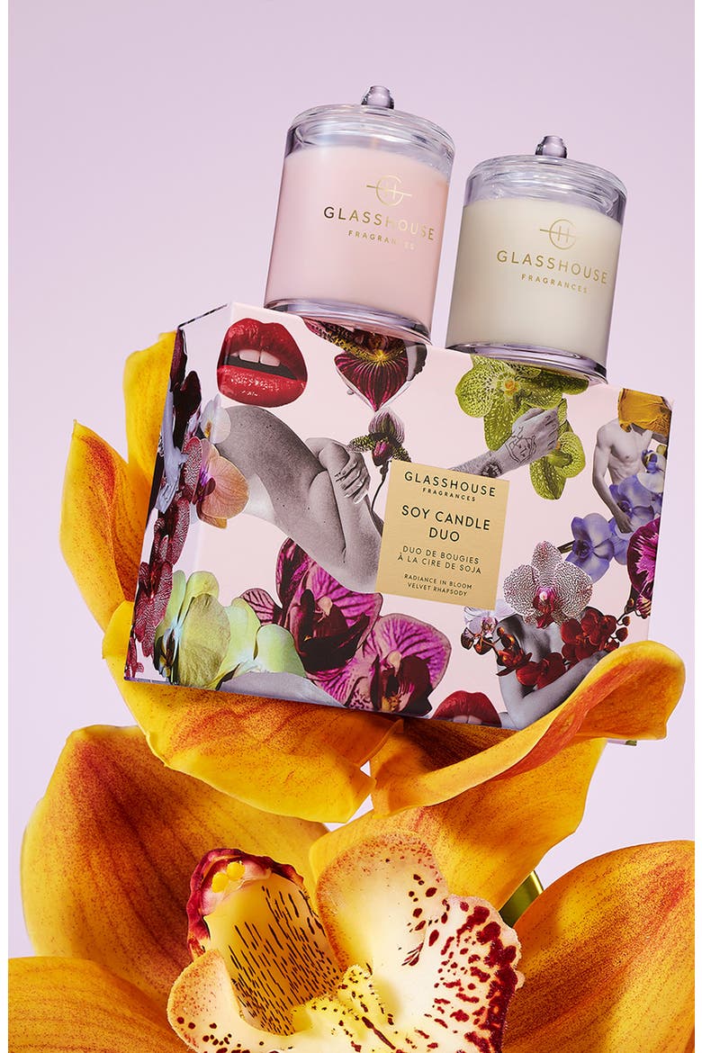 Soy Candle Duo Gift Set, Alternate, color, PINK