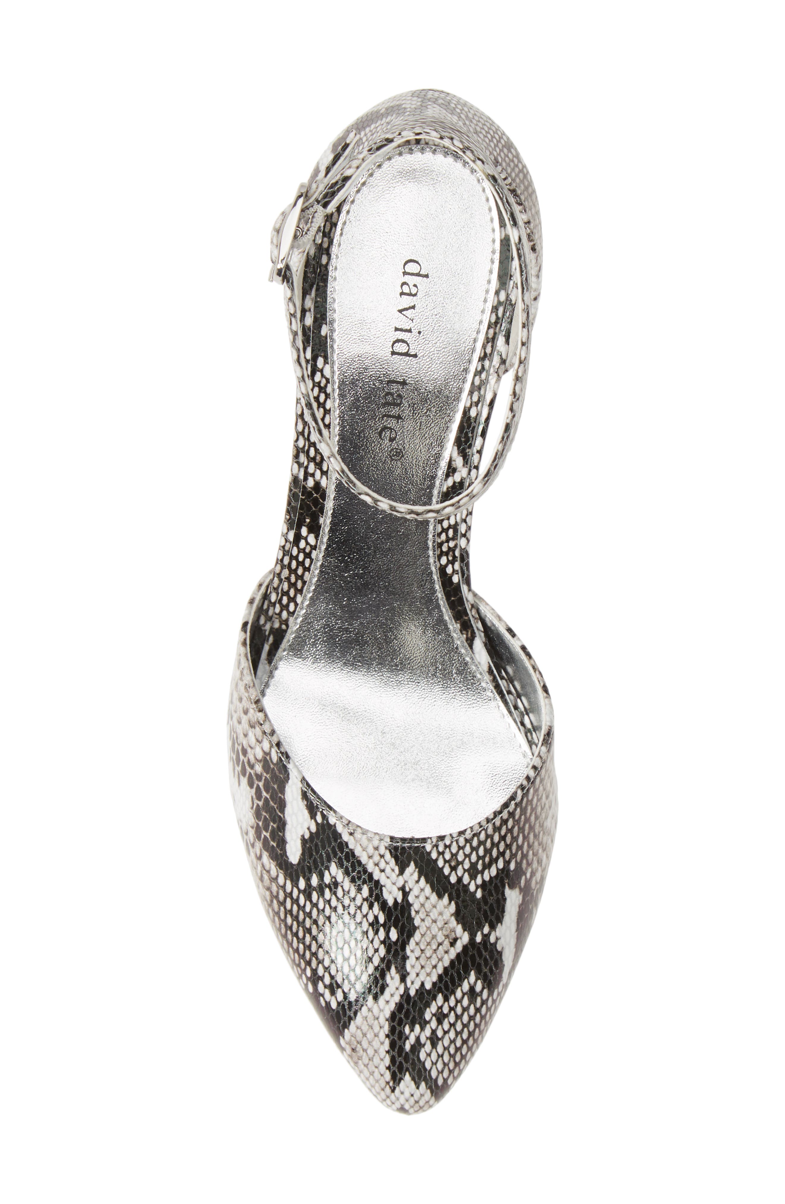 Adeline Sandal, Alternate, color, WHITE SNAKE PRINT LEATHER
