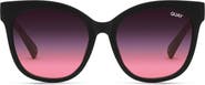 QUAY It's My Way 53mm Gradient Cat Eye Sunglasses