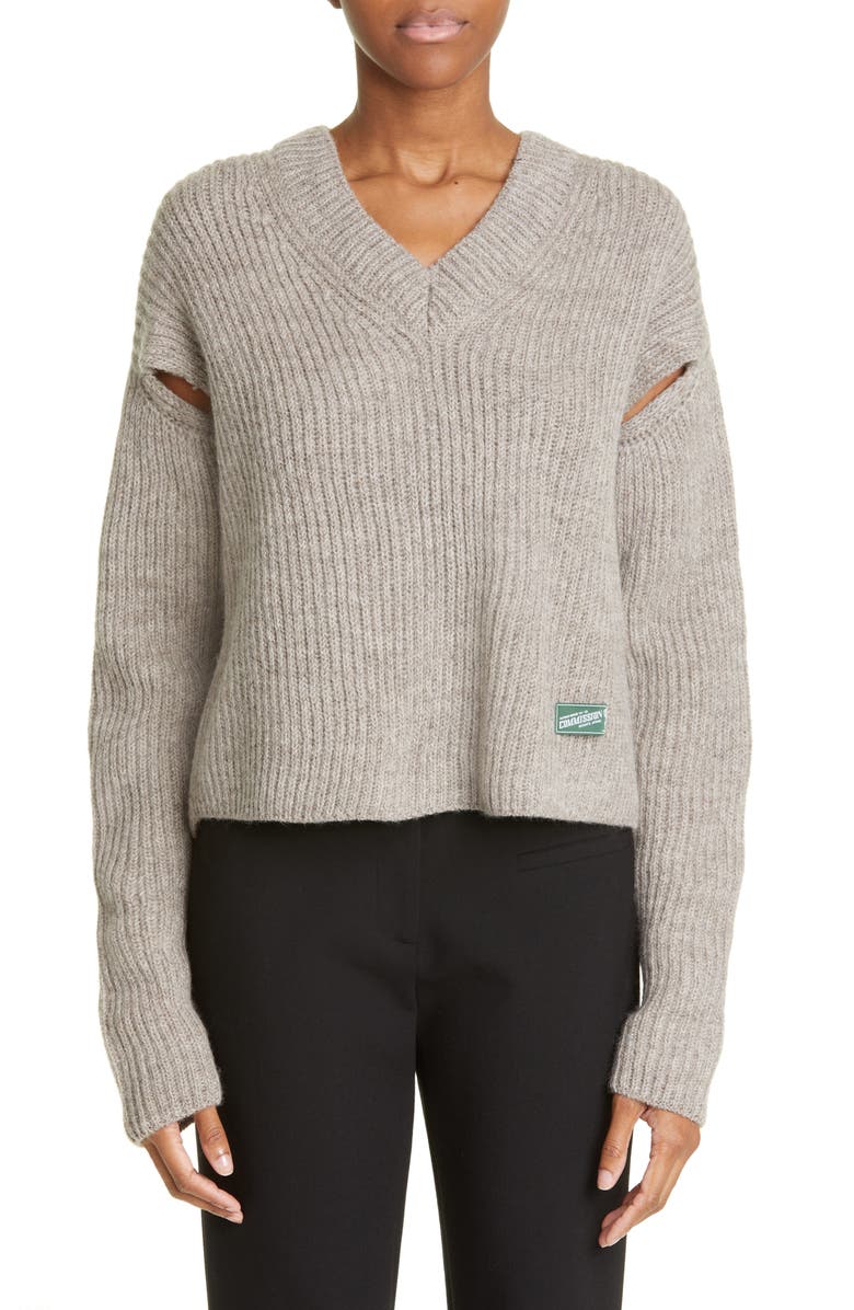 Commission Boiler Gender Inclusive Wool Blend Convertible Sweater, Main, color,