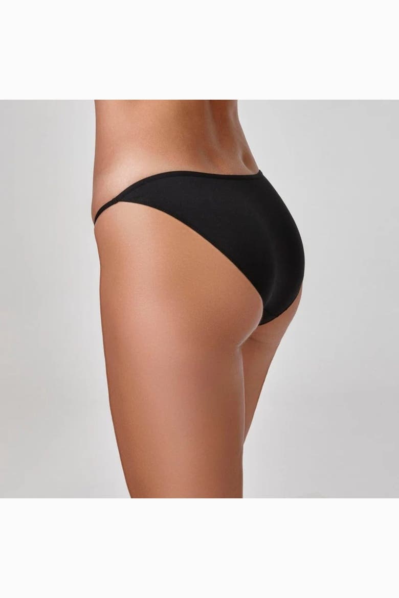 Varea Ultra Soft Modal Blend Brazilian Brief 3 Pack, Alternate, color, Black White