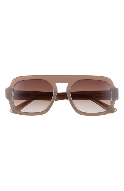 55mm Rhiannon Aviator Sunglasses