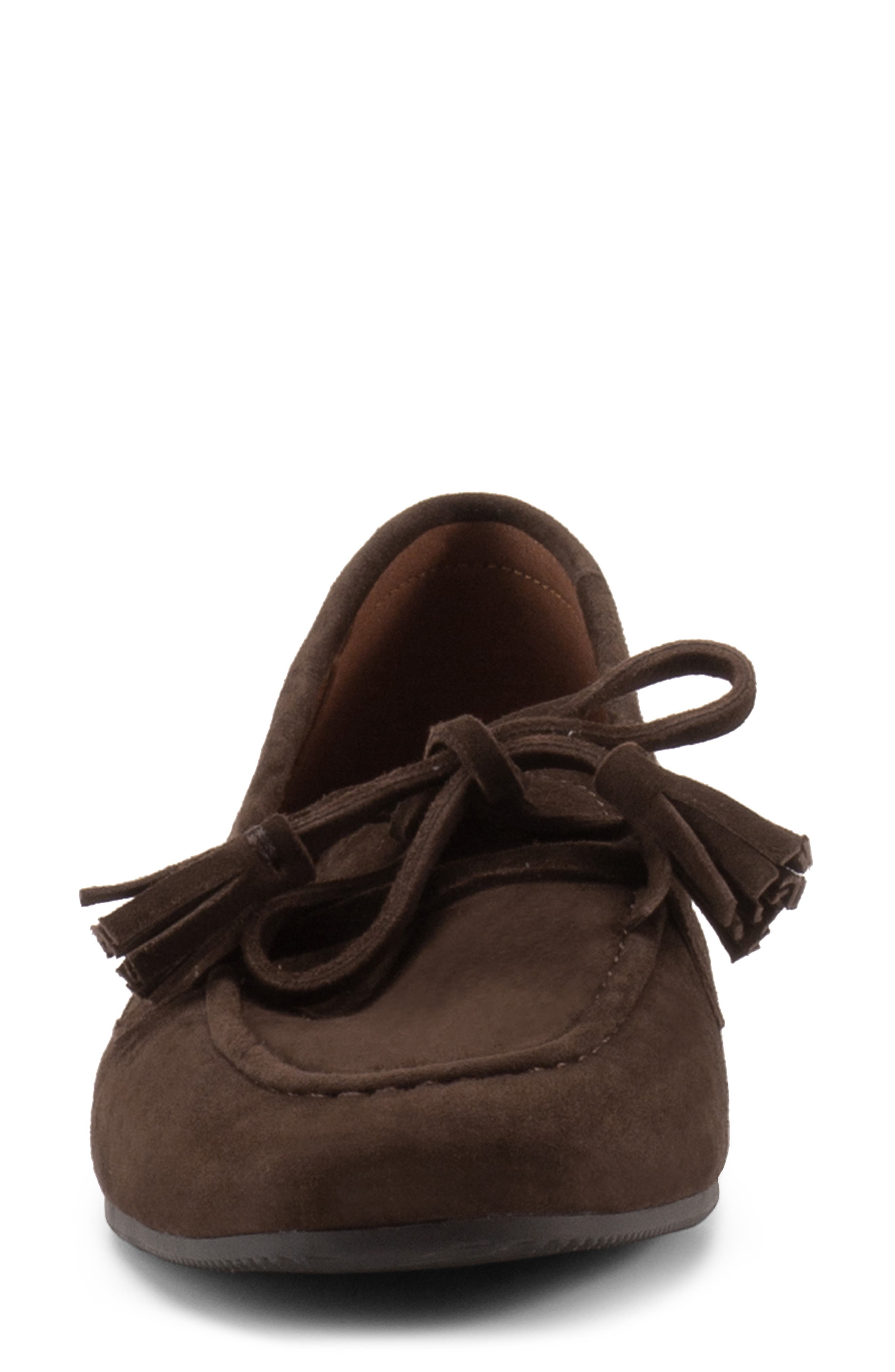 Vagabond Shoemakers Hillary Tassel Loafer, Alternate, color, Coffee