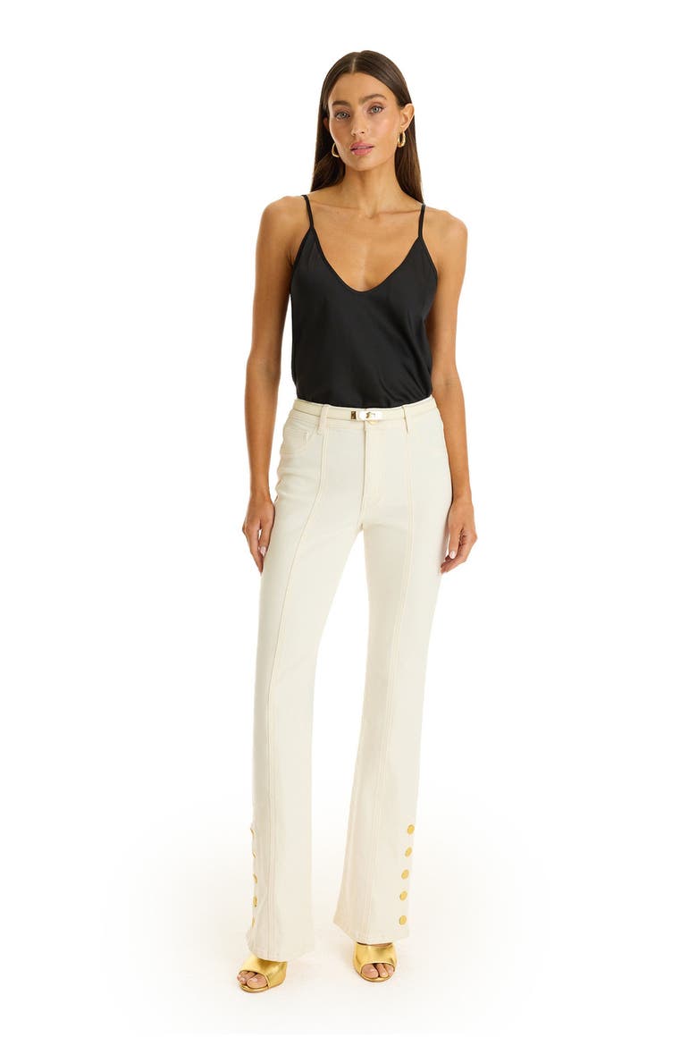Yara Silk Camisole, Alternate, color, black