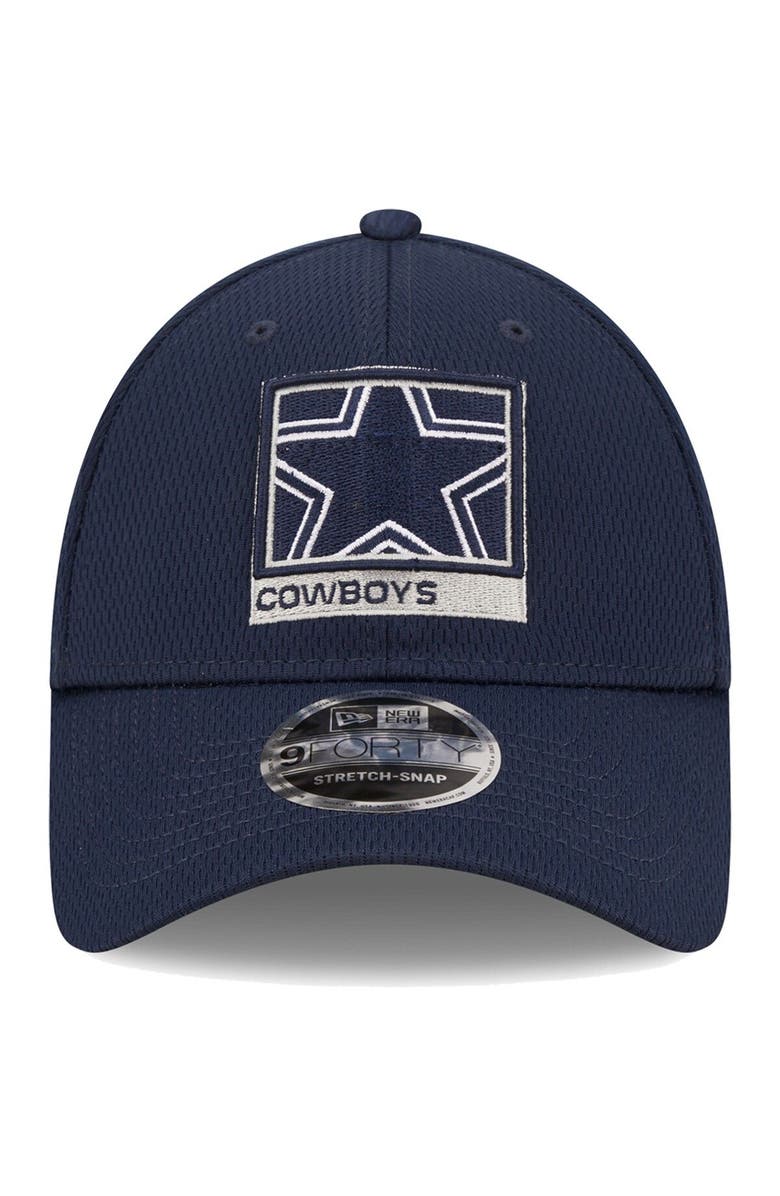 New Era Men's New Era Navy Dallas Cowboys Framed AF 9FORTY Snapback Hat, Alternate, color, 