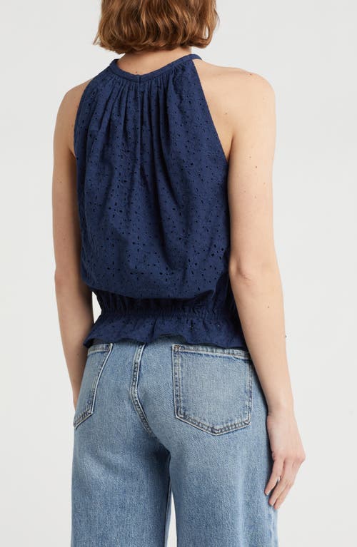 RAMY BROOK RAMY BROOK SIDNEE EYELET EMBROIDERED COTTON TANK 