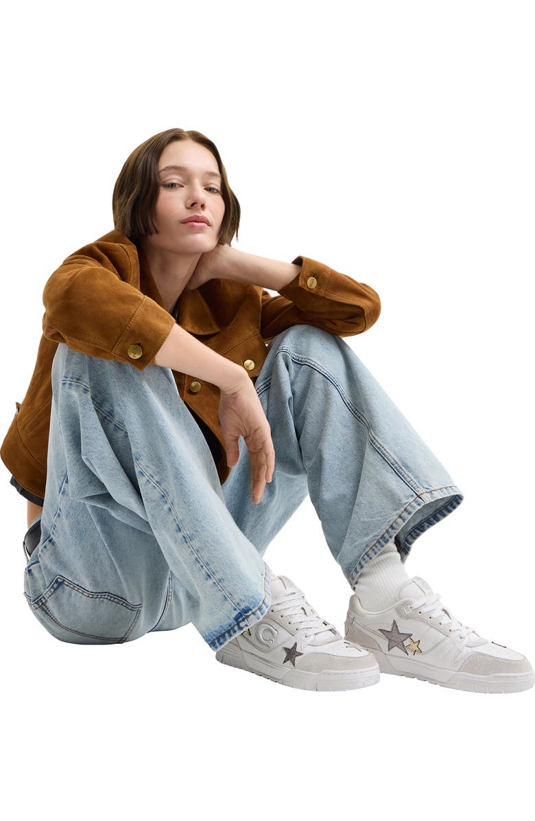 COACH Soho Sneaker, Alternate, color, Optic White Multi