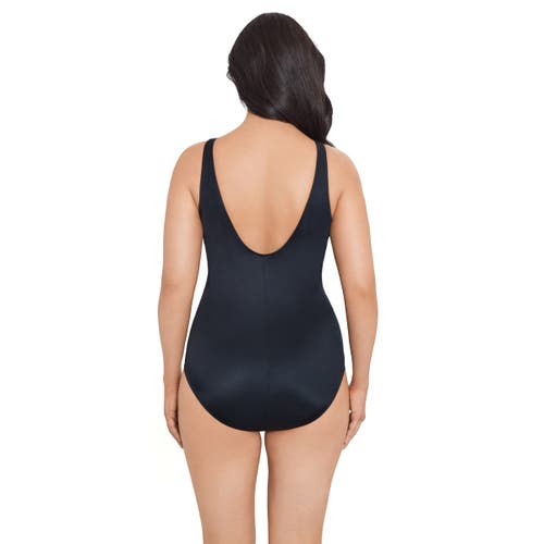 Trimshaper Addison Surplice One-piece Swimsuit
