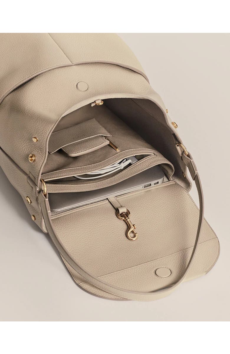 Cuyana Leather Backpack 13-inch, Alternate, color, Black