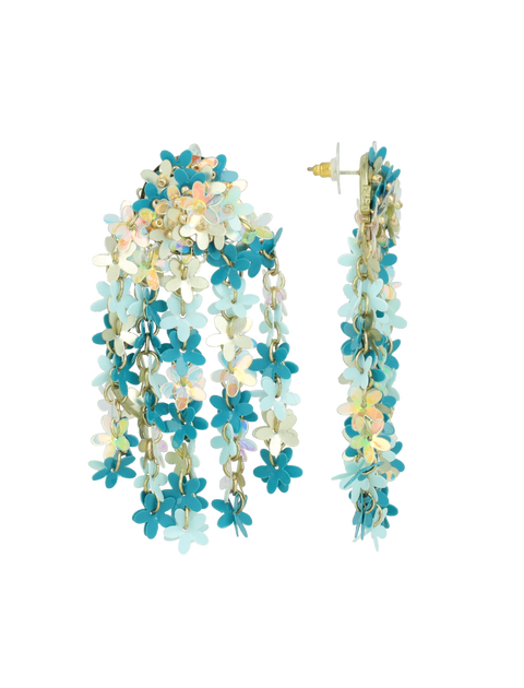 CE SQ Sequin Flower Rain - Aqua Mix